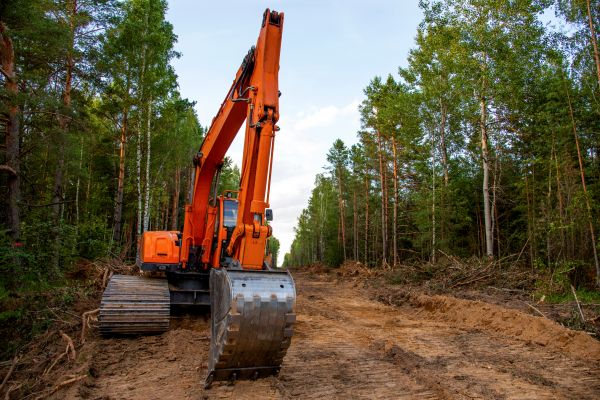 Cost of Backhoe Land Clearing in Monument